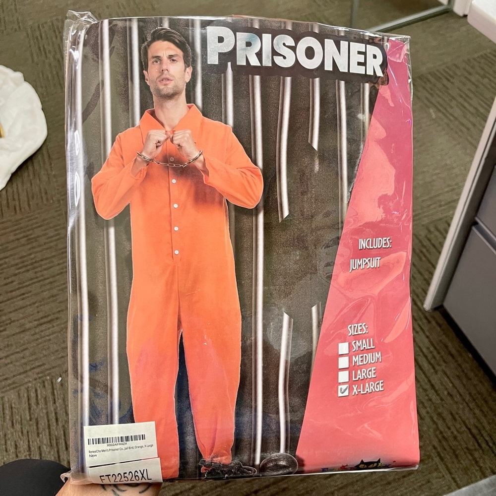 Halloween Prisoner costume.